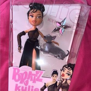 Bratz x Kylie Black Evening Gown Doll with Gray Pet